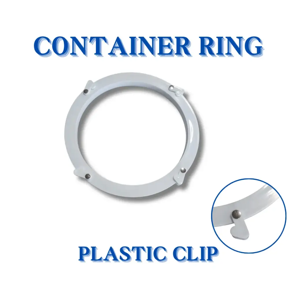 Container Ring With Plastic Clamp